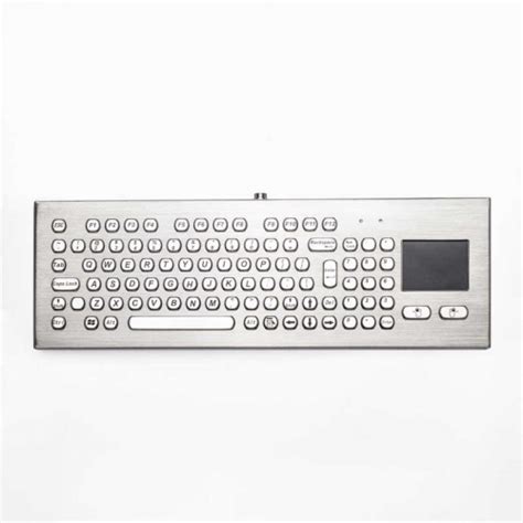 Waterproof Desktop Metal Industrial Keyboard With 